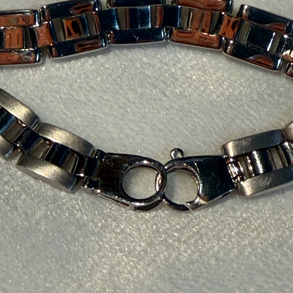 Aurafin 14kt White Gold Unisex Bracelet